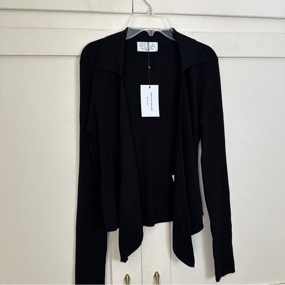 RESA Kylie Ribbed Sweater In Black Medium - Picture 2 of 6